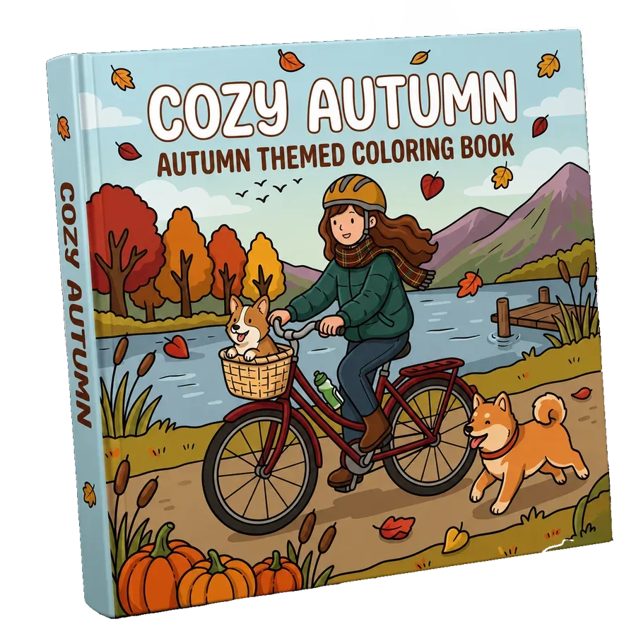 Cozy Coloring Book Cover