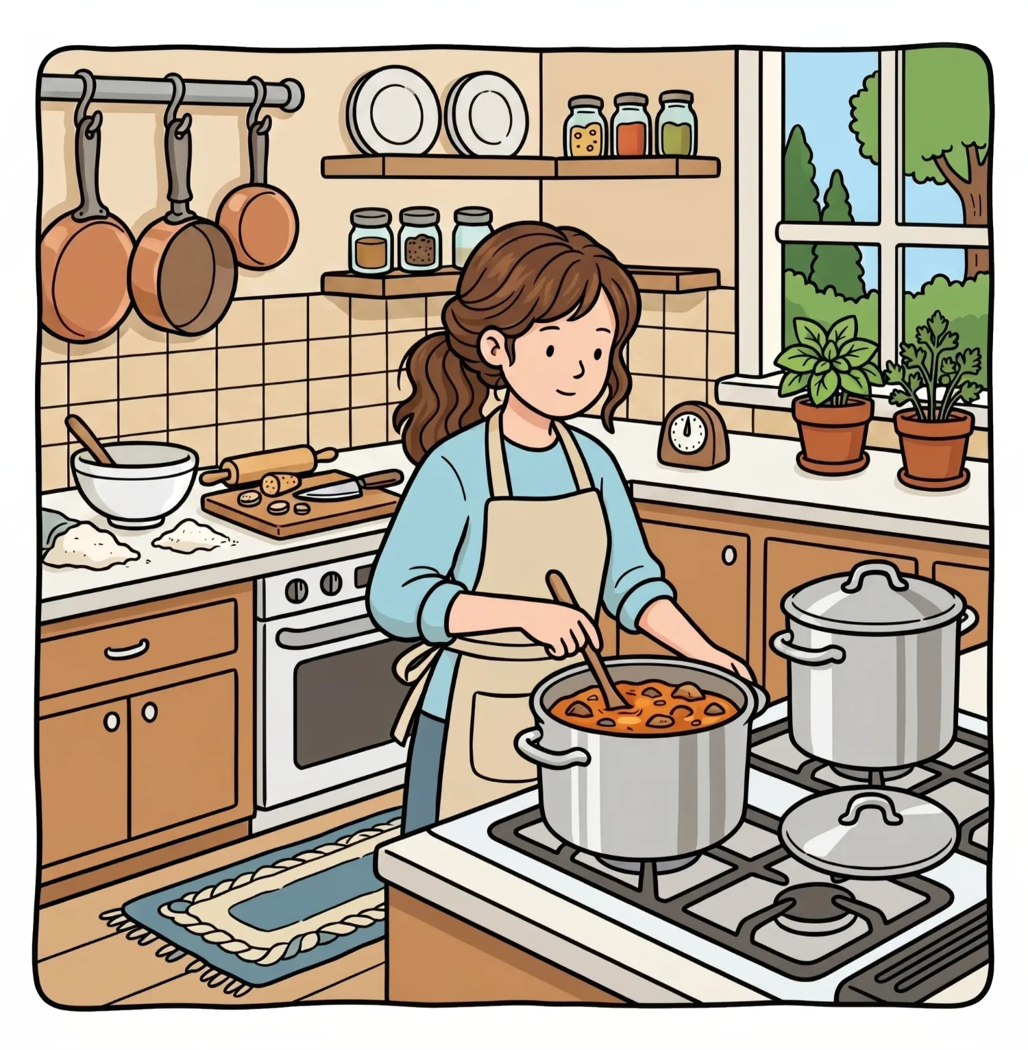 Cooking Colored